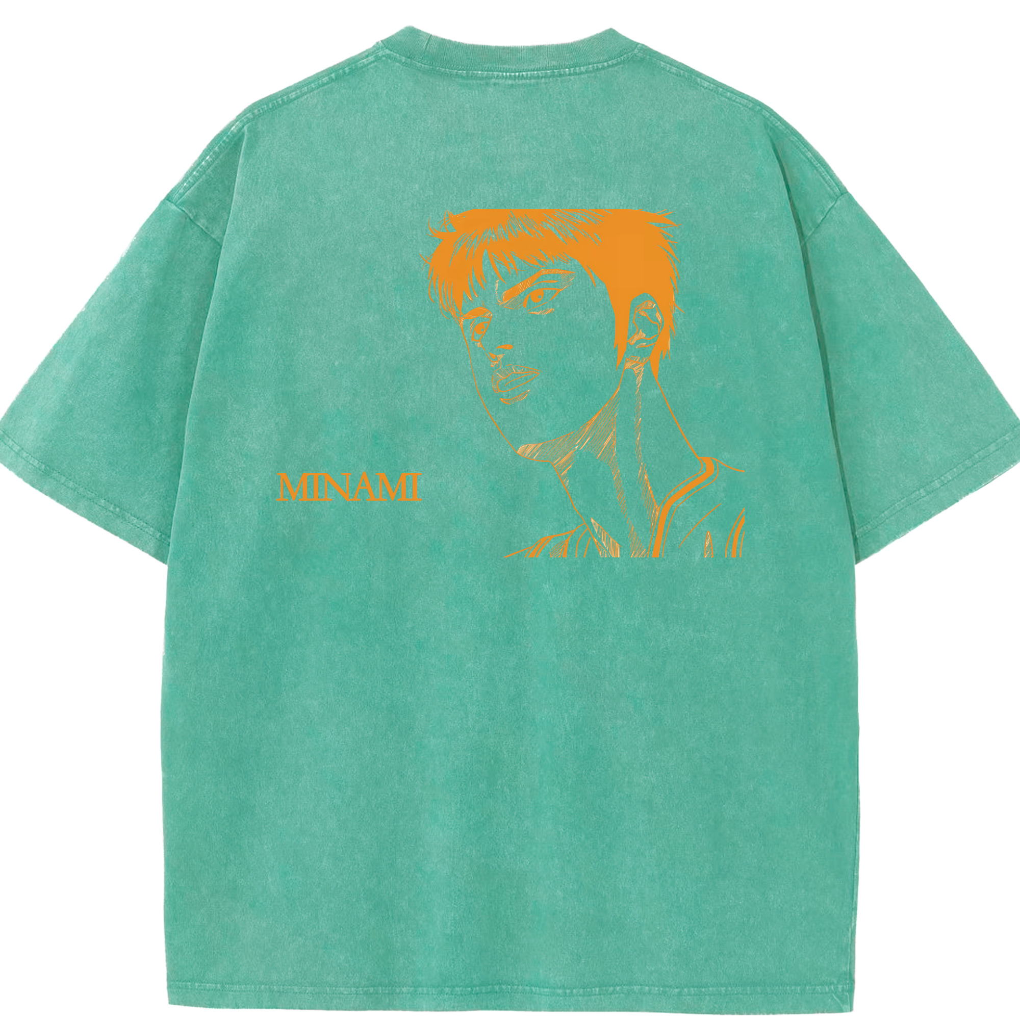 （画像用） SLAM DUNK／スラムダンク 綿100% ヴィンテージ風 半袖Tシャツ（背面プリント）